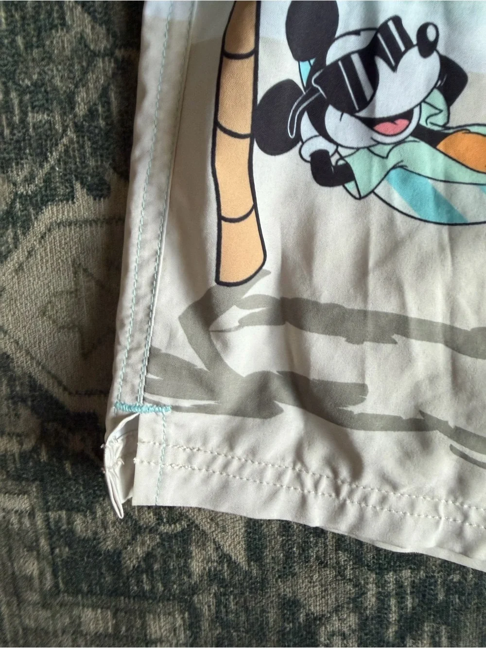 Mickey Mouse Swim Trunks for Men size small